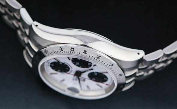 Tudor Prince Date Chronograph 79280 Mini Daytona Rare Panda Dial