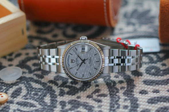 Tudor Prince Date-Day 76214 Automatic Linen dial watch