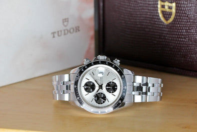 Tudor Prince Date Chronograph 79260 Daytona Panda Dial