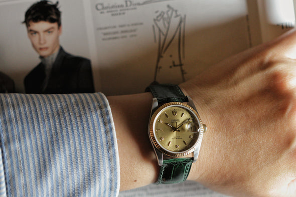 Tudor Prince Date 74033 rare diamond dial Watch