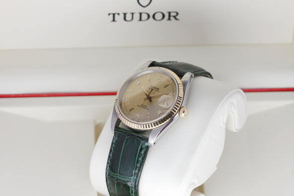 Tudor Prince Date 74033 rare diamond dial Watch