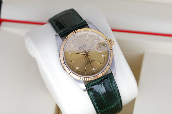Tudor Prince Date 74033 rare diamond dial Watch