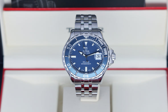 Tudor Hydronaut 89190P blue dial watch