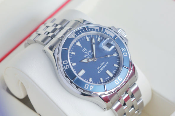 Tudor Hydronaut 89190P blue dial watch