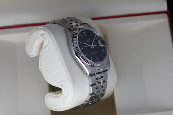 Tudor Prince Day 74034 Black Dial Watch