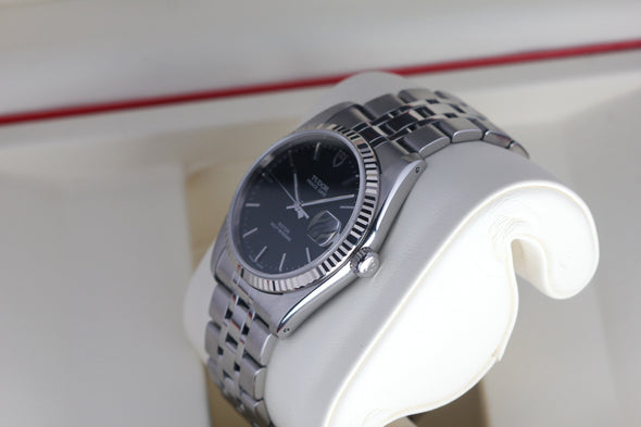 Tudor Prince Day 74034 Black Dial Watch