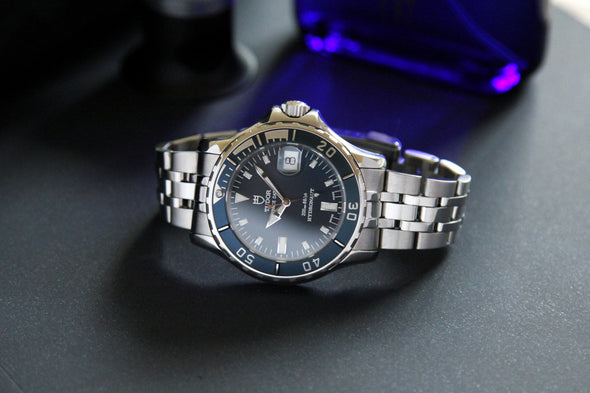 Tudor Hydronaut 89190P blue dial watch