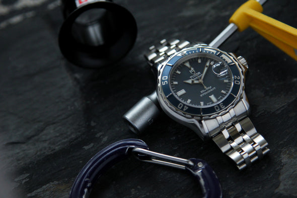 Tudor Hydronaut 89190P blue dial watch