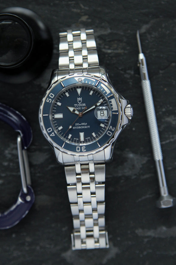 Tudor Hydronaut 89190P blue dial watch
