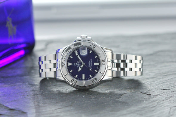 Tudor Hydronaut 89190P blue dial watch
