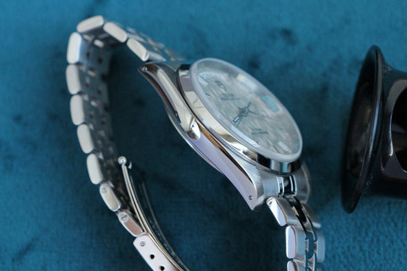 Tudor Prince Date-Day 76200 Automatic Stainless steel Men's Linen Dial Full-set Watch