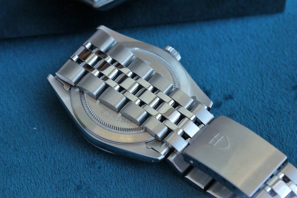 Tudor Prince Date-Day 76200 Automatic Stainless steel Men's Linen Dial Full-set Watch