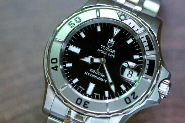 Tudor Hydronaut 89190P black dial watch