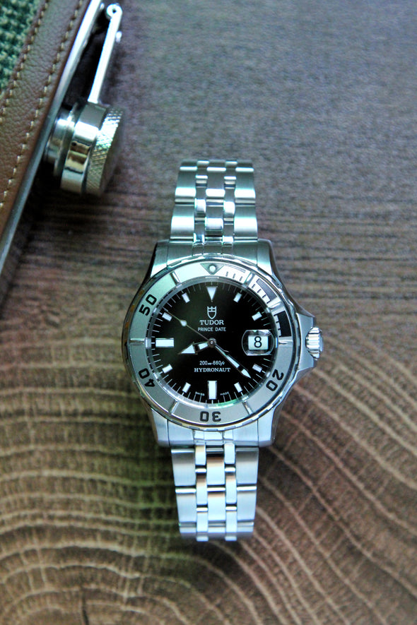 Tudor Hydronaut 89190P black dial watch